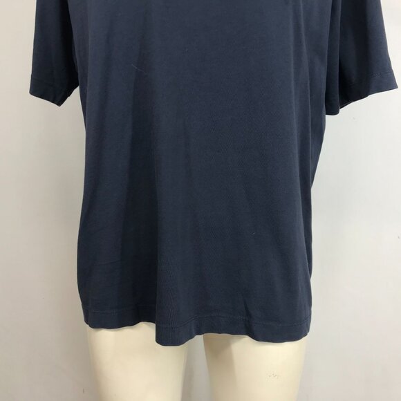 LEFT COAST TEE- MEN'S XL -NAVY SHORT SLEEVE CREW NECK PIMA COTTON T-SHIRT - Picture 3 of 9